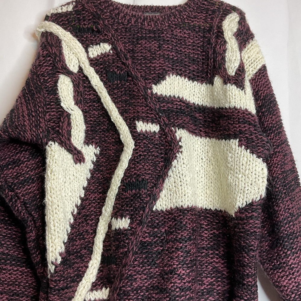 Peter England Handmade sweater small - Picture 2 of 7
